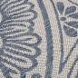vidaXL Alfombra de exterior de tejido plano rayas azules 200x280 cm