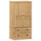 vidaXL Armario VIGO madera maciza de pino 90x55x176 cm vidaXL Armario VIGO madera maciza de pino 90x55x176 cm