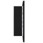 vidaXL Armario espejo de baño con luz LED acrílico negro 60x12x45 cm vidaXL Armario espejo de baño con luz LED acrílico negro 60x12x45 cm