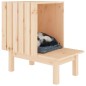 vidaXL Casa para gatos de madera maciza de pino 60x36x60 cm vidaXL Casa para gatos de madera maciza de pino 60x36x60 cm