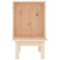 vidaXL Casa para gatos de madera maciza de pino 60x36x60 cm vidaXL Casa para gatos de madera maciza de pino 60x36x60 cm