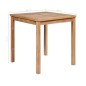 vidaXL Mesa de jardín de madera maciza de teca 80x80x77 cm vidaXL Mesa de jardín de madera maciza de teca 80x80x77 cm