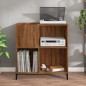 vidaXL Mueble discos madera contrachapada roble marrón 84,5x38x89 cm vidaXL Mueble discos madera contrachapada roble marrón 84,5x38x89 cm