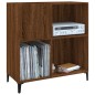 vidaXL Mueble discos madera contrachapada roble marrón 84,5x38x89 cm vidaXL Mueble discos madera contrachapada roble marrón 84,5x38x89 cm