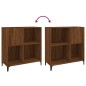 vidaXL Mueble discos madera contrachapada roble marrón 84,5x38x89 cm vidaXL Mueble discos madera contrachapada roble marrón 84,5x38x89 cm