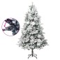 vidaXL Árbol de Navidad con nieve, luces LED y piñas PVC y PE 195 cm vidaXL Árbol de Navidad con nieve, luces LED y piñas PVC y PE 195 cm