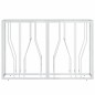vidaXL Mesa consola acero inoxidable y vidrio 110x30x70 cm vidaXL Mesa consola acero inoxidable y vidrio 110x30x70 cm