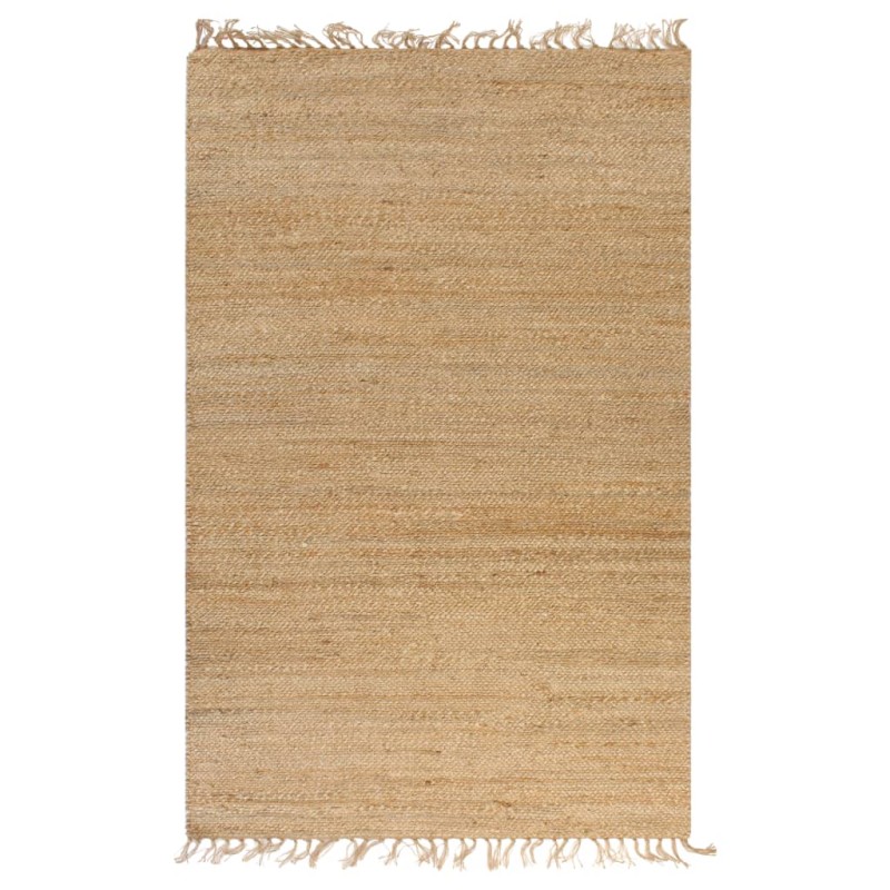 vidaXL Alfombra de yute tejida a mano 120x180 cm natural vidaXL Alfombra de yute tejida a mano 120x180 cm natural