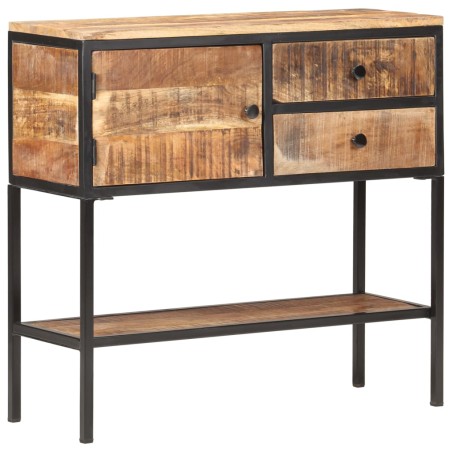 vidaXL Aparador de madera de mango rugosa 85x30x80 cm