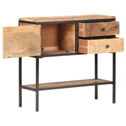 vidaXL Aparador de madera de mango rugosa 85x30x80 cm