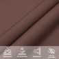 vidaXL Toldo de vela rectangular tela Oxford marrón 2,5x5 m vidaXL Toldo de vela rectangular tela Oxford marrón 2,5x5 m