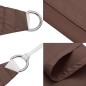 vidaXL Toldo de vela rectangular tela Oxford marrón 4x7 m vidaXL Toldo de vela rectangular tela Oxford marrón 4x7 m