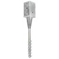 vidaXL Picas de tierra 2 uds acero galvanizado plateado 8x8x57 cm vidaXL Picas de tierra 2 uds acero galvanizado plateado 8x8x57 cm