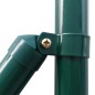 vidaXL Euro Valla de acero verde 25x1,7 m vidaXL Euro Valla de acero verde 25x1,7 m