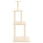 vidaXL Rascador para gatos con postes de sisal color crema 149 cm vidaXL Rascador para gatos con postes de sisal color crema 149 cm