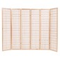 vidaXL Biombo plegable con 6 paneles estilo japonés 240x170 cm natural vidaXL Biombo plegable con 6 paneles estilo japonés 240x170 cm natural