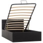 vidaXL Cama canapé hidráulica con LED cuero sintético negro 90x200cm vidaXL Cama canapé hidráulica con LED cuero sintético negro 90x200cm
