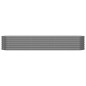 vidaXL Jardinera arriate acero recubrimiento polvo gris 224x40x36 cm vidaXL Jardinera arriate acero recubrimiento polvo gris 224x40x36 cm