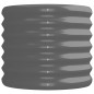 vidaXL Jardinera arriate acero recubrimiento polvo gris 224x40x36 cm vidaXL Jardinera arriate acero recubrimiento polvo gris 224x40x36 cm