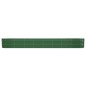 vidaXL Jardinera arriate acero recubrimiento polvo verde 332x40x36 cm