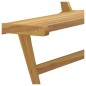vidaXL Silla de jardín con reposapiés de madera maciza de teca vidaXL Silla de jardín con reposapiés de madera maciza de teca