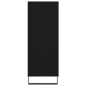 vidaXL Estantería madera de ingeniería negro 69,5x32,5x90 cm vidaXL Estantería madera de ingeniería negro 69,5x32,5x90 cm
