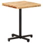 vidaXL Mesa de bistró cuadrada madera de mango rugosa 60x60x75 cm vidaXL Mesa de bistró cuadrada madera de mango rugosa 60x60x75 cm