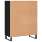 vidaXL Estantería madera de ingeniería negro 69,5x32,5x90 cm vidaXL Estantería madera de ingeniería negro 69,5x32,5x90 cm