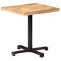 vidaXL Mesa de bistró cuadrada madera de mango rugosa 70x70x75 cm vidaXL Mesa de bistró cuadrada madera de mango rugosa 70x70x75 cm