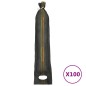vidaXL Sacos de arena 100 unidades HDPE verde oscuro 103x25 cm vidaXL Sacos de arena 100 unidades HDPE verde oscuro 103x25 cm