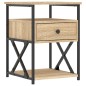 vidaXL Mesitas noche 2 uds madera ingeniería roble Sonoma 40x42x55 cm vidaXL Mesitas noche 2 uds madera ingeniería roble Sonoma 40x42x55 cm