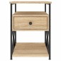 vidaXL Mesitas noche 2 uds madera ingeniería roble Sonoma 40x42x55 cm vidaXL Mesitas noche 2 uds madera ingeniería roble Sonoma 40x42x55 cm