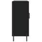 vidaXL Aparador de madera de ingeniería negro 90x34x80 cm vidaXL Aparador de madera de ingeniería negro 90x34x80 cm