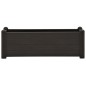 vidaXL Arriate elevado de jardín PP gris antracita 100x43x35 cm vidaXL Arriate elevado de jardín PP gris antracita 100x43x35 cm