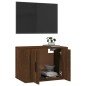 vidaXL Mueble para TV de pared roble marrón 57x34,5x40 cm vidaXL Mueble para TV de pared roble marrón 57x34,5x40 cm