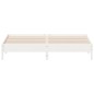 vidaXL Estructura de cama madera maciza de pino blanco 180x200 cm vidaXL Estructura de cama madera maciza de pino blanco 180x200 cm