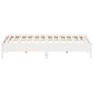 vidaXL Estructura de cama madera maciza de pino blanco 180x200 cm vidaXL Estructura de cama madera maciza de pino blanco 180x200 cm