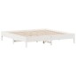 vidaXL Estructura de cama madera maciza de pino blanco 180x200 cm vidaXL Estructura de cama madera maciza de pino blanco 180x200 cm