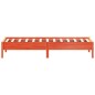 vidaXL Estructura de cama madera maciza pino marrón cera 100x200 cm vidaXL Estructura de cama madera maciza pino marrón cera 100x200 cm