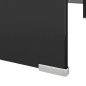 vidaXL Soporte para TV/Elevador monitor cristal negro 110x30x13 cm