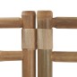 vidaXL Biombo plegable de 4 paneles bambú y lona 160 cm vidaXL Biombo plegable de 4 paneles bambú y lona 160 cm