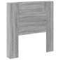 vidaXL Cabecero de cama con luz LED gris Sonoma 100x16,5x103,5 cm vidaXL Cabecero de cama con luz LED gris Sonoma 100x16,5x103,5 cm