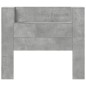 vidaXL Cabecero de cama con luz LED gris hormigón 120x16,5x103,5 cm