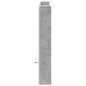 vidaXL Cabecero de cama con luz LED gris hormigón 120x16,5x103,5 cm