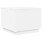 vidaXL Mesa de centro con luces LED blanco 50x50x40 cm vidaXL Mesa de centro con luces LED blanco 50x50x40 cm