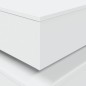 vidaXL Mesa de centro con luces LED blanco 50x50x40 cm vidaXL Mesa de centro con luces LED blanco 50x50x40 cm