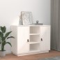 vidaXL Aparador madera maciza de pino blanco 100x40x75 cm
