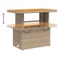 vidaXL Set de comedor jardín con cojines 4 pzas ratán sintético beige vidaXL Set de comedor jardín con cojines 4 pzas ratán sintético beige