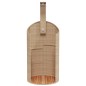 vidaXL Ducha de exterior ratán PE y acacia beige 100x100x241,5 cm