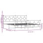 vidaXL Estructura cama metal con cabecero y pie cama blanco 183x213 cm vidaXL Estructura cama metal con cabecero y pie cama blanco 183x213 cm